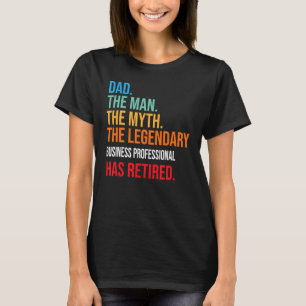 Vater des Beruflichen legendären Unternehmens T-Shirt