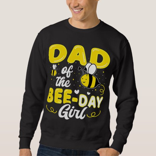 Vater des Bienenstöckels Party zum Geburtstag Sweatshirt (Vorderseite)