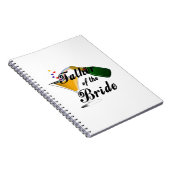 Vater des Braut-Champagne-Toasts Notizblock (Rechte Seite)