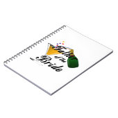 Vater des Braut-Champagne-Toasts Notizblock (Linke Seite)