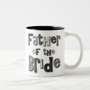 Vater des Braut-Graus Zweifarbige Tasse
