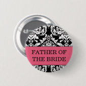 Vater des Braut-Knopfes Button (Vorne & Hinten)