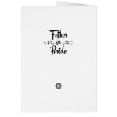 Vater des Braut-lustigen Proben-Abendessens (Hinten)