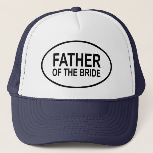 Vater des Braut-Wedding Ovals Truckerkappe