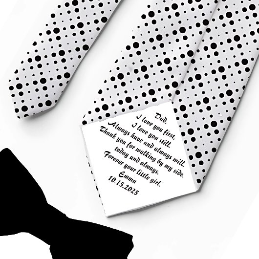 Vater des Brautgeschenks von Bride Krawatte