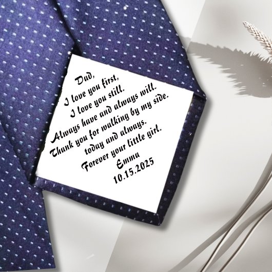 Vater des Brautgeschenks von Bride Krawatte