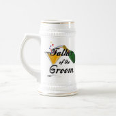 Vater des Bräutigam-Champagne-Toasts Bierglas (Links)