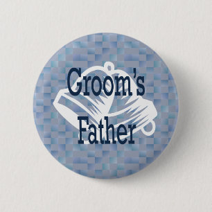 Vater des Bräutigam-Knopfes Button