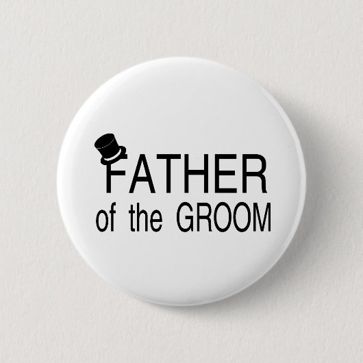 Vater des Bräutigam-Zylinders Button (Vorderseite)