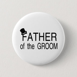 Vater des Bräutigam-Zylinders Button