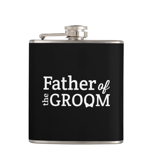 Vater des Bräutigams Flachmann (Vorderseite)