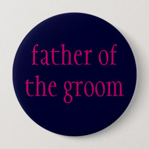 "Vater des Bräutigams" Knopf Button