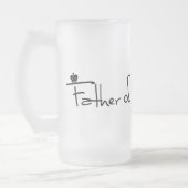 VATER DES BRÄUTIGAMS MATTGLAS BIERGLAS (Links)