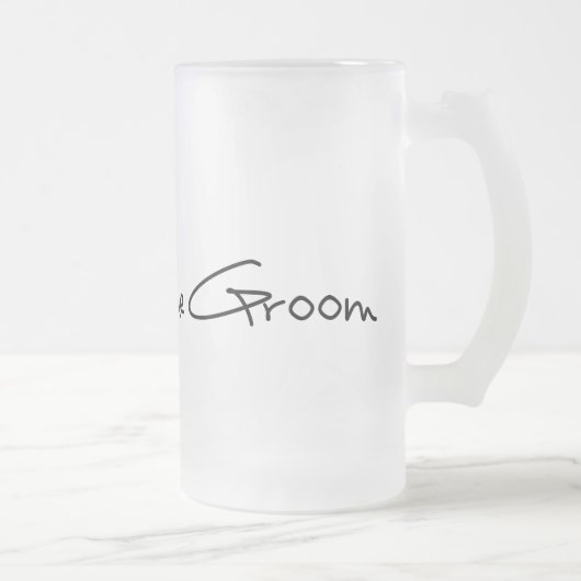 VATER DES BRÄUTIGAMS MATTGLAS BIERGLAS (Rechts)