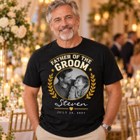 Vater des Bräutigams personalisiertes Foto-T-Shirt