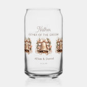 Vater des Bräutigams Sodawasser Glas (Rückseite)