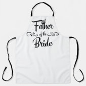 Vater des Brautpavillons Hochzeitsessen Koch Schürze (Vorderseite)