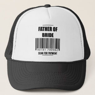 Vater des Brautscans für Zahlungs-Dad-Shirt Truckerkappe