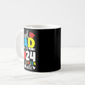 Vater des CPR-Abschlusses 2024 Kindergarten Kaffeetasse (Vorderseite Links)