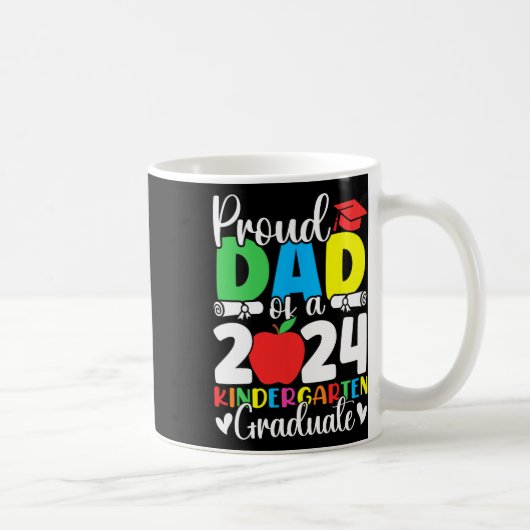 Vater des CPR-Abschlusses 2024 Kindergarten Kaffeetasse (Rechts)