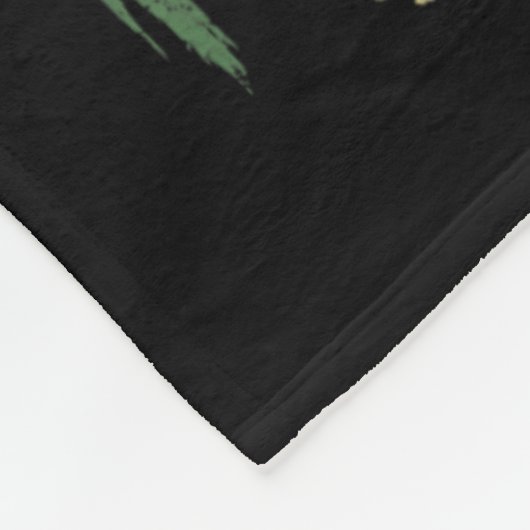 Vater des deutschen Schäferhundes Camouflage Ameri Fleecedecke (Ecke)