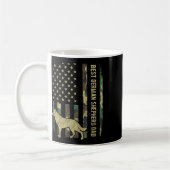 Vater des deutschen Schäferhundes Camouflage Ameri Kaffeetasse (Links)