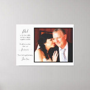 Vater des Foto-Zitats Leinwanddruck