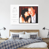 Vater des Foto-Zitats Leinwanddruck (Insitu (Schlafzimmer))