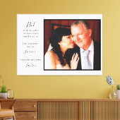 Vater des Foto-Zitats Leinwanddruck (Insitu (Wohnzimmer))