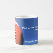 Vater des Fußballvatertages Kaffeetasse (Mittel)