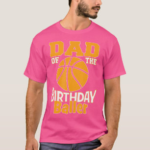 Vater des Geburtstags-Baller Basketball ThemenPart T-Shirt