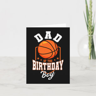 Vater des Geburtstags Basketball-Themenabends Karte