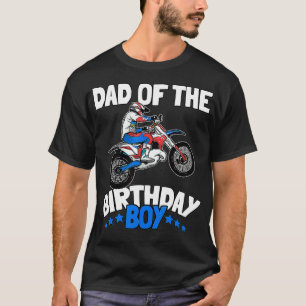 Vater des Geburtstags Boy Funny Dirt Bike Motocros T-Shirt