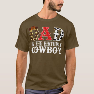 Vater des Geburtstags Cowboy 1. Geburtstagskleidun T-Shirt
