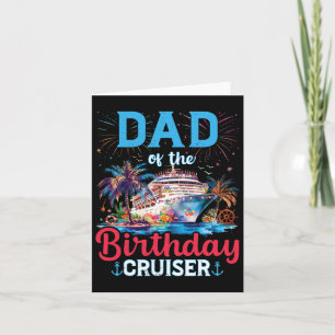 Vater des Geburtstags Cruiser Funny Cruise Geburts Karte