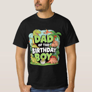 Vater des Geburtstags-Dinosaurier-T-Shirts Dino T-Shirt