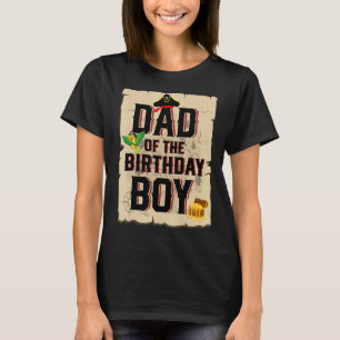 Vater des Geburtstags Junge Vater Pirate Thema 5th T-Shirt