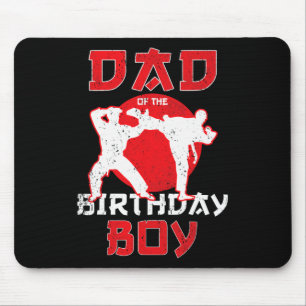Vater des Geburtstags Karate Taekwondo Boy Martial Mousepad