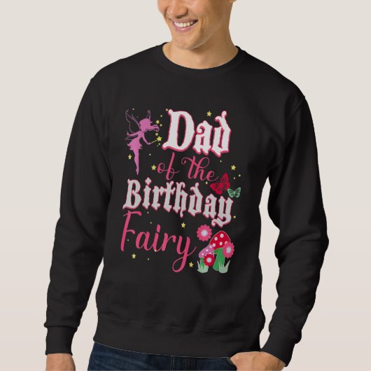 Vater des Geburtstags-Mädchenspielhauses B Sweatshirt (Vorderseite)