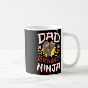 Vater des Geburtstags Ninja Karate Kinder Kinderta Kaffeetasse