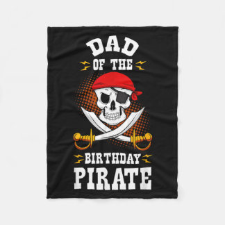 Vater des Geburtstags-Pirat-Themas passendes Bday Fleecedecke