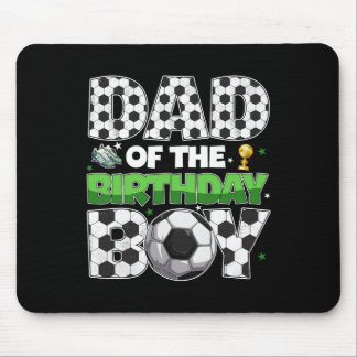 Vater des Geburtstags-Soccerparty-Familien-Matchi Mousepad