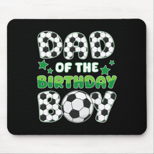 Vater des Geburtstags-Sohns Fußball-Familie passen Mousepad