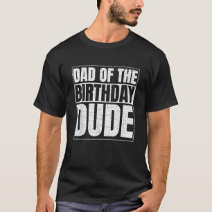 Vater des Geburtstags Typ Männer schwarze Retro ge T-Shirt