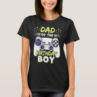 Vater des Geburtstagsjungen Familie Gamer-Mutter S T-Shirt