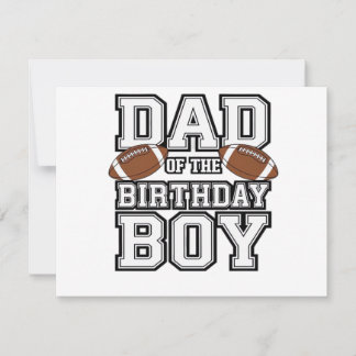 Vater des Geburtstagsjungen Fußball-Fan Familie Ge Einladung