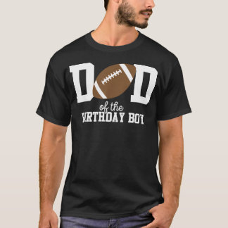 Vater des Geburtstagsjungen Fußballfan zum ersten T-Shirt
