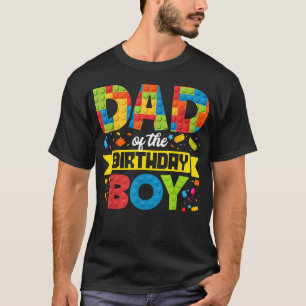 Vater des Geburtstagsjungen Master Builder Gebäude T-Shirt