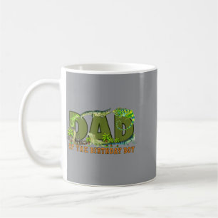 Vater des Geburtstagsjungen Reptilien Echsen Thema Kaffeetasse