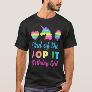 Vater des Geburtstagskameraden Unicorn Donut wächs T-Shirt